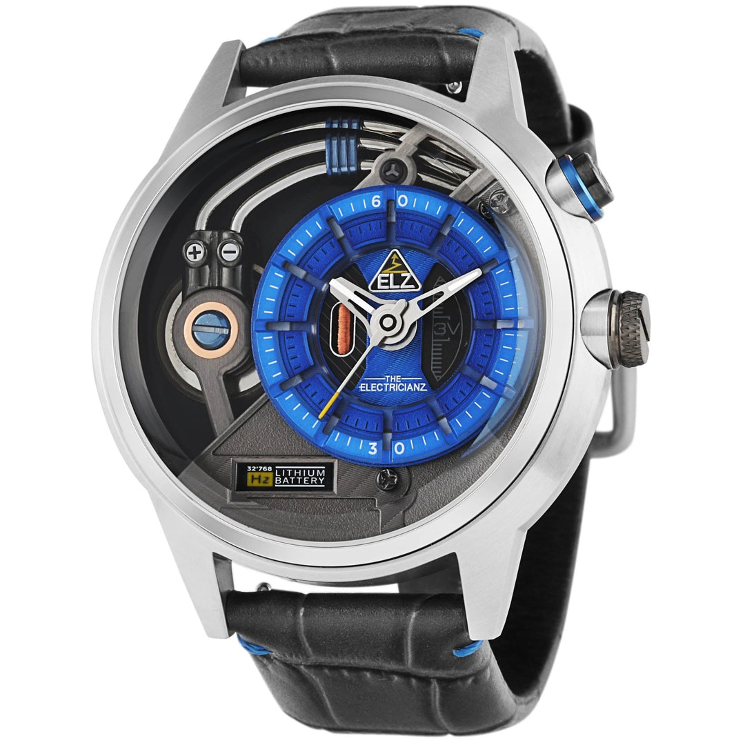 The Electricianz Stone Z Silver Black | Watches.com