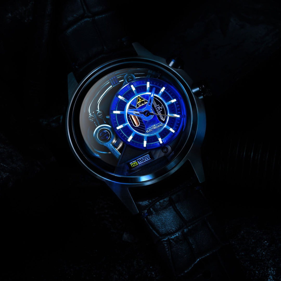The Electricianz Stone Z Silver Black | Watches.com