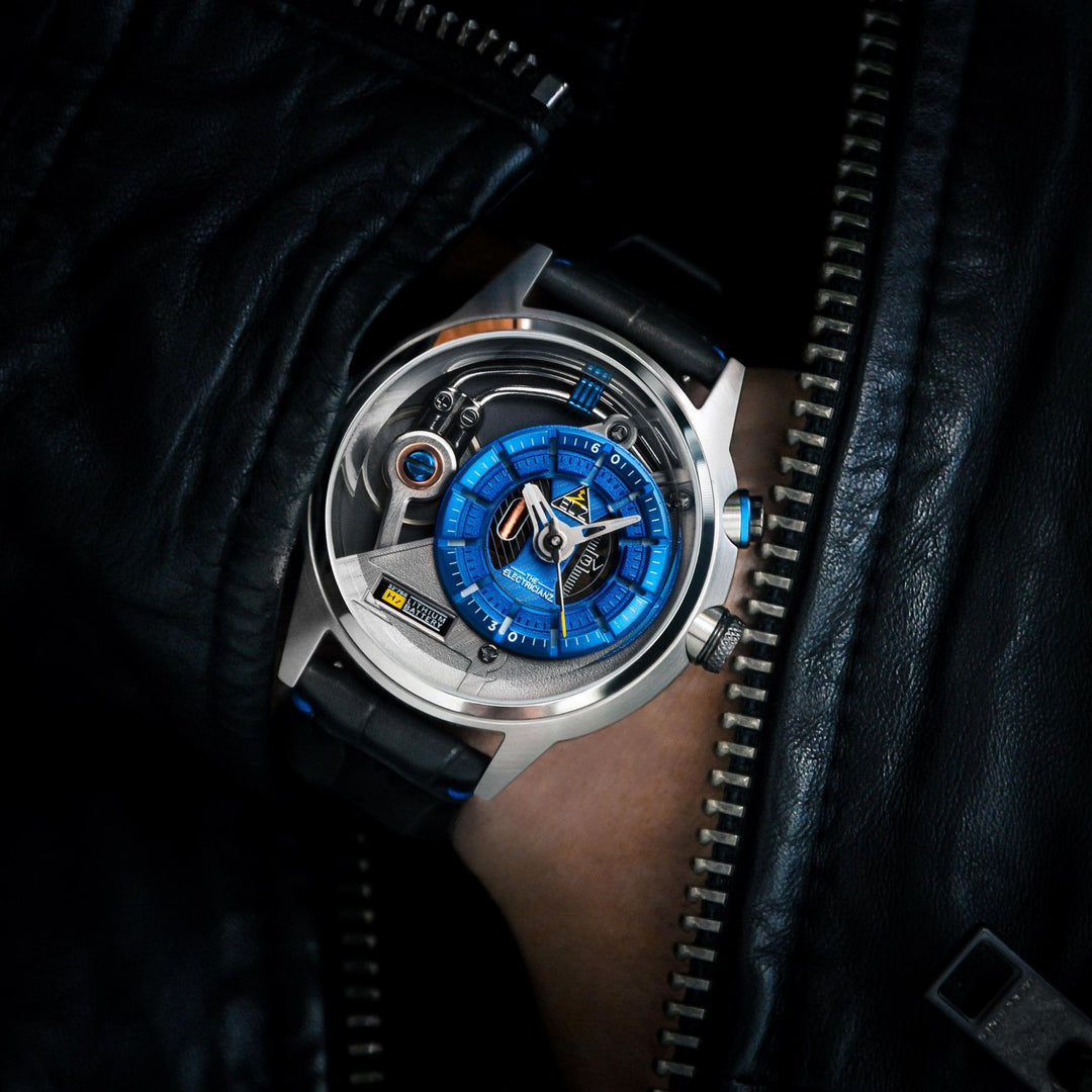 The Electricianz Stone Z Silver Black | Watches.com
