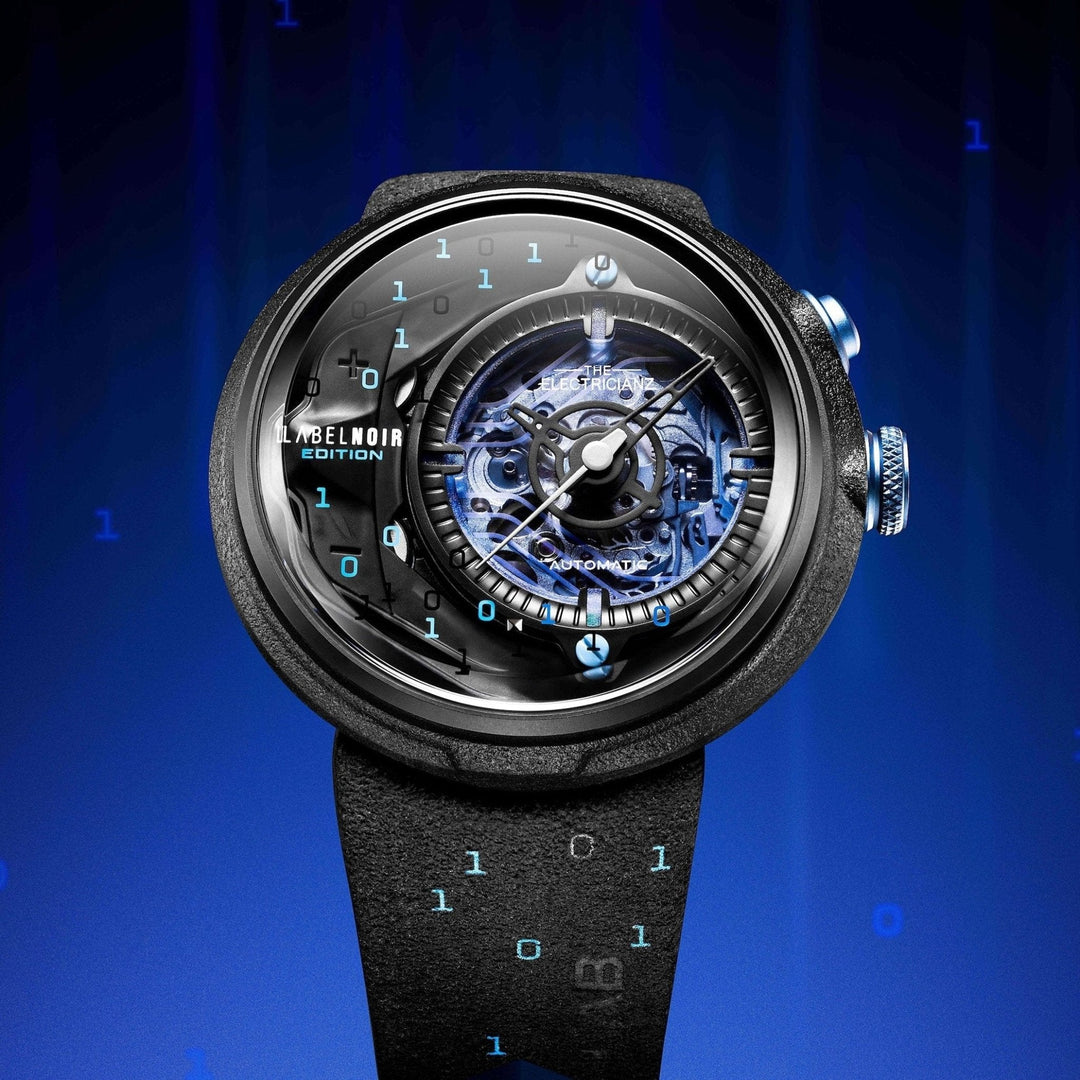 Montre Electricianz Neon Z Noir - Limited Edition - Customisée - Occasion