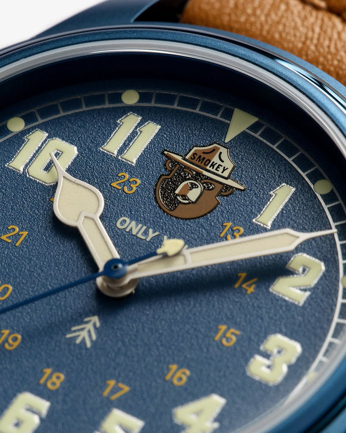 Vero The Smokey Bear Automatic Blue Skies Edition angled shot picture