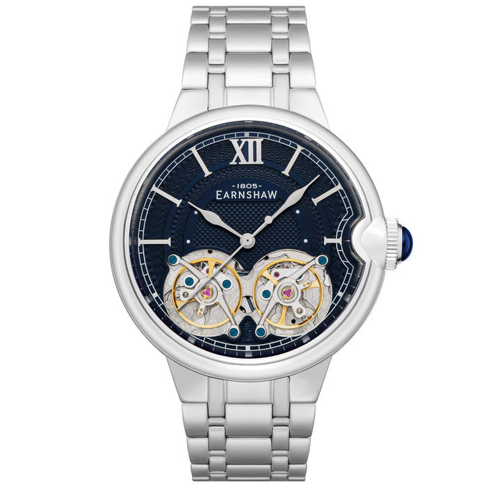 Thomas Earnshaw Barallier Double Barrel Automatic Blue angled shot picture