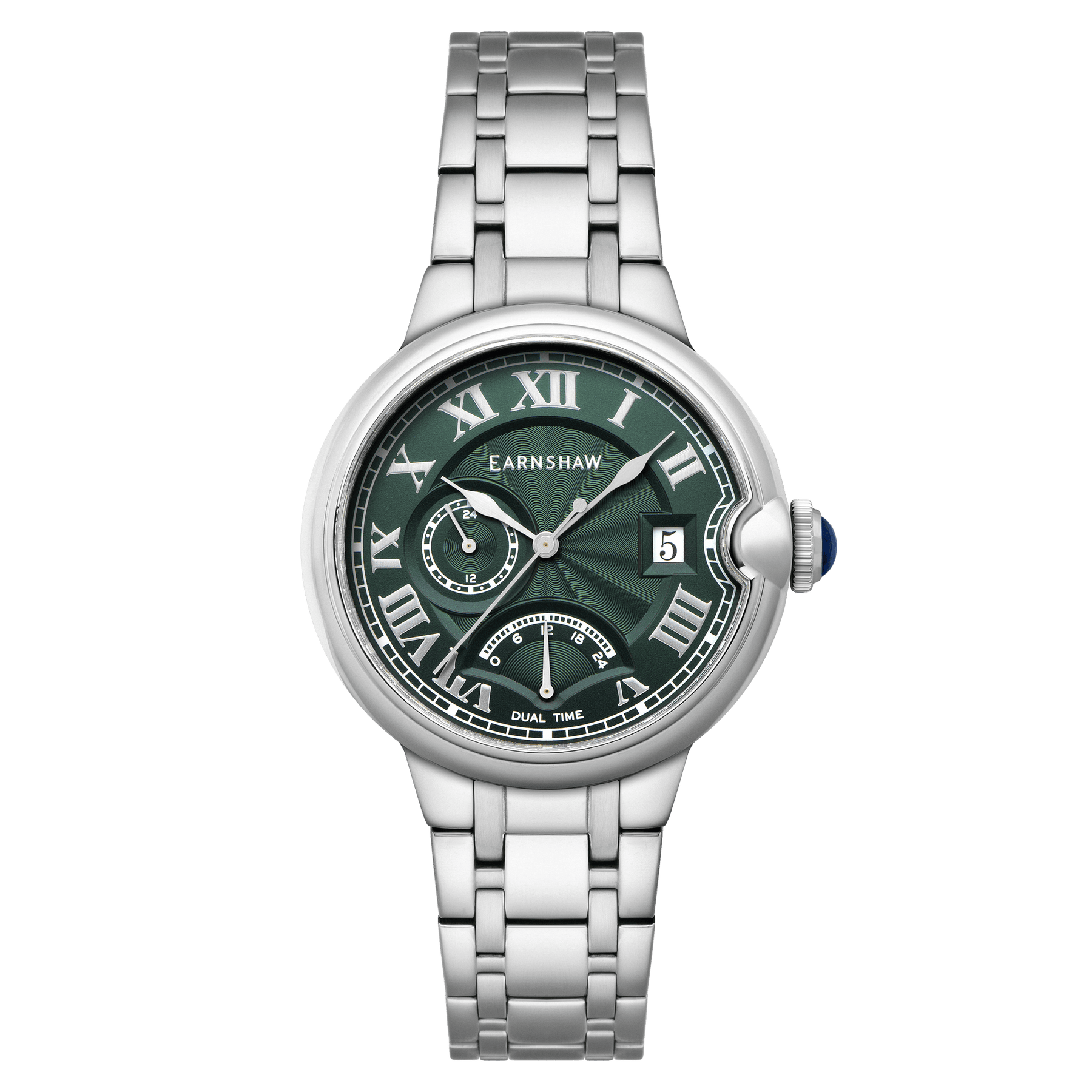 Thomas Earnshaw Barallier Retrograde Dual Time Jade Green
