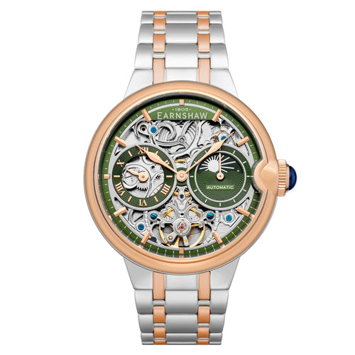 Thomas Earnshaw Barallier Sun Moon Dual Time Automatic Skeleton