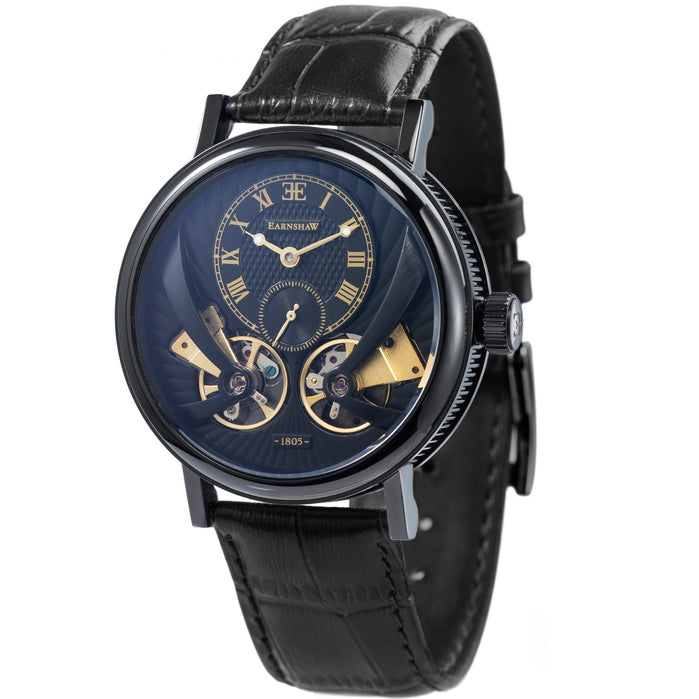 Thomas Earnshaw Beaufort Anatolia Automatic Enigma Black angled shot picture