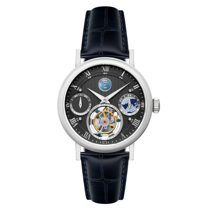 Thomas Earnshaw Celestial Halley Tourbillon Limited Edition Dusk Black angled shot picture