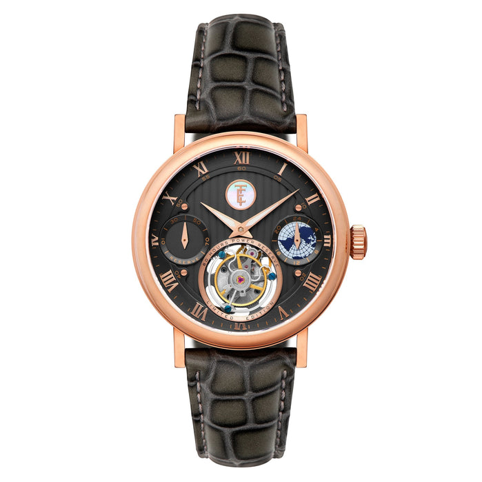 Thomas Earnshaw Celestial Halley Tourbillon Limited Edition Rose Grey angled shot picture