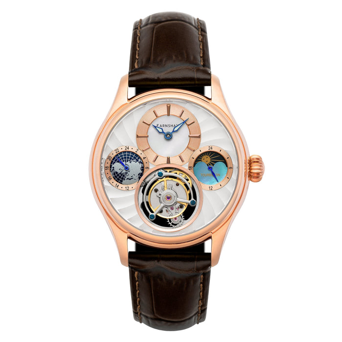 Thomas Earnshaw Celestial Huggins Tourbillon Rose Gold angled shot picture