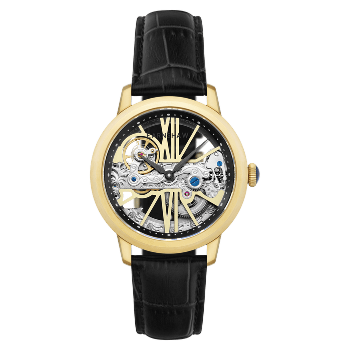 Thomas Earnshaw Cornwall Bridge Automatic Gold Black angled shot picture