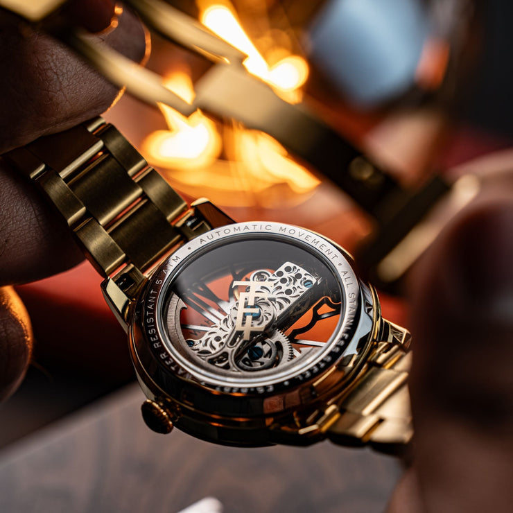 Thomas Earnshaw Cornwall Bridge Automatic Gold - Watches.com - ES - 8287 - 33