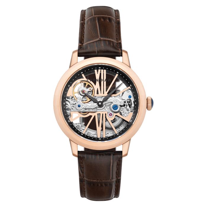 Thomas Earnshaw Cornwall Bridge Automatic Rose Brown angled shot picture