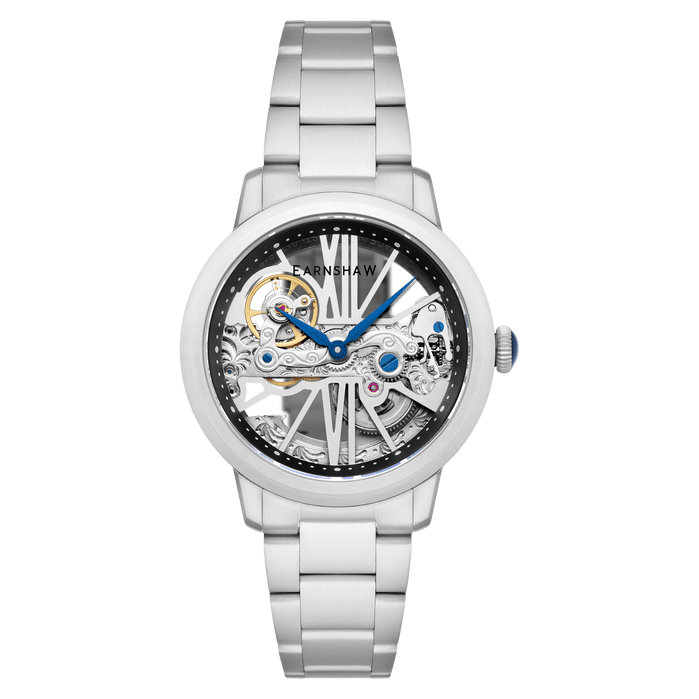 Thomas Earnshaw Cornwall Bridge Automatic Silver angled shot picture