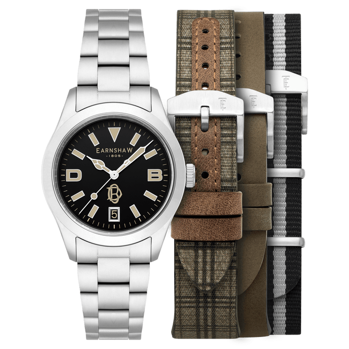 Thomas Earnshaw Discovery Ascot Automatic Damien Broderick Special Edition Black Sapphire angled shot picture