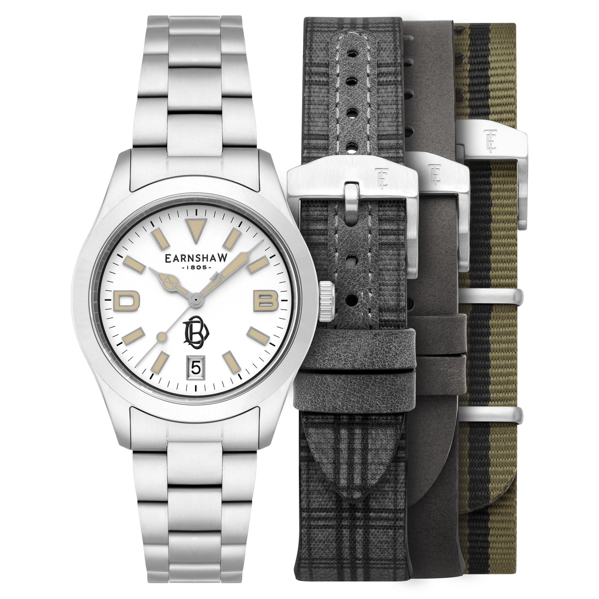 Thomas Earnshaw Discovery Ascot Automatic Damien Broderick White