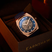 Thomas Earnshaw Discovery Drake Skeleton Automatic Roman Blue - Watches.com - ES - 8295 - 06