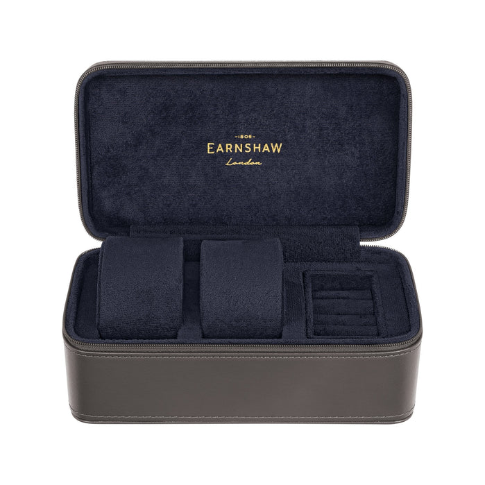 Thomas Earnshaw Heritage Beaufort 3 Slot Watch Box Ashy Allure angled shot picture