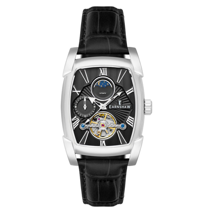 Thomas Earnshaw Heritage Kensington Multifunction Automatic Evergreen Black angled shot picture