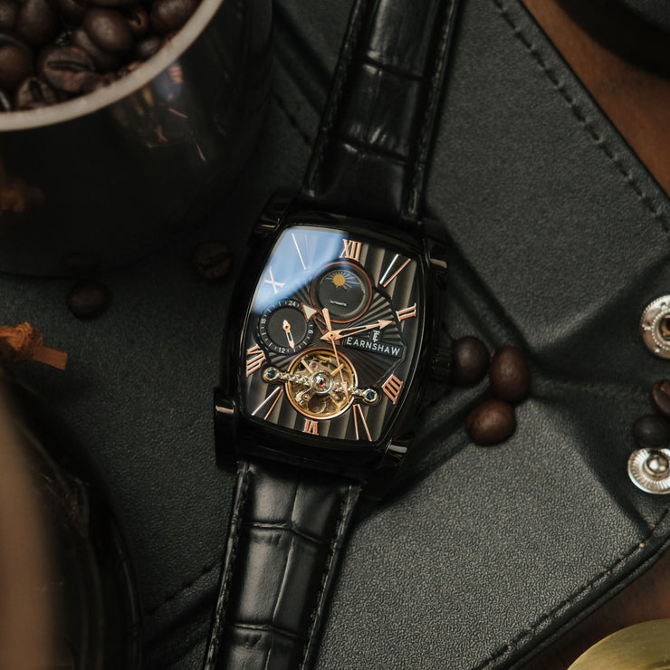 Thomas Earnshaw Heritage Kensington Multifunction Automatic Officer Black - Watches.com - ES - 8296 - 06