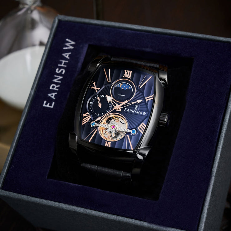 Thomas Earnshaw Heritage Kensington Multifunction Automatic Officer Black - Watches.com - ES - 8296 - 06