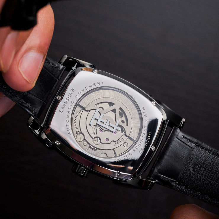 Thomas Earnshaw Heritage Kensington Multifunction Automatic Officer Black - Watches.com - ES - 8296 - 06