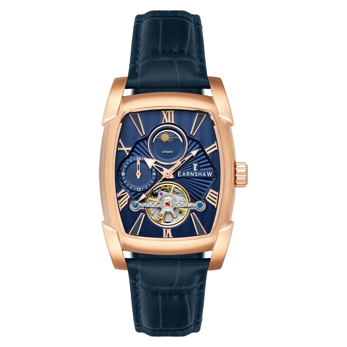 Thomas Earnshaw Heritage Kensington Multifunction Automatic Oxford Blue angled shot picture
