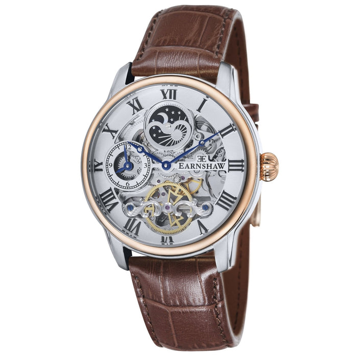 Thomas Earnshaw Heritage Longitude Automatic Skeleton Fine Brown angled shot picture