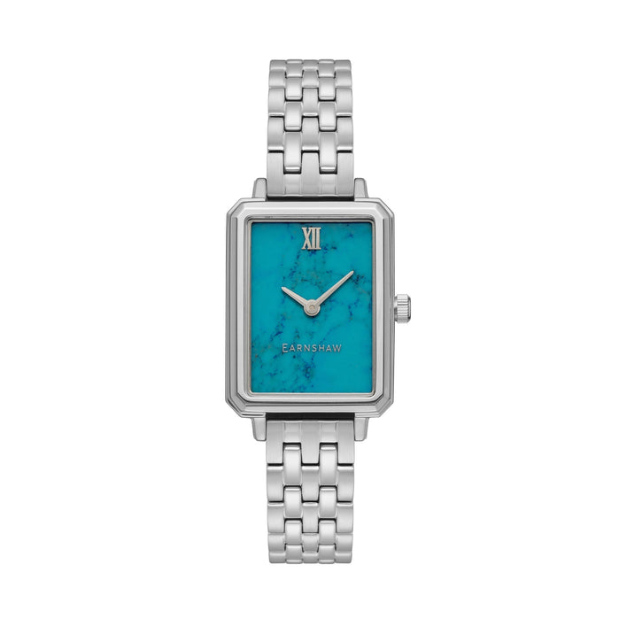 Thomas Earnshaw Ladies Emmeline Quartz 2 Hands Turquoise angled shot picture