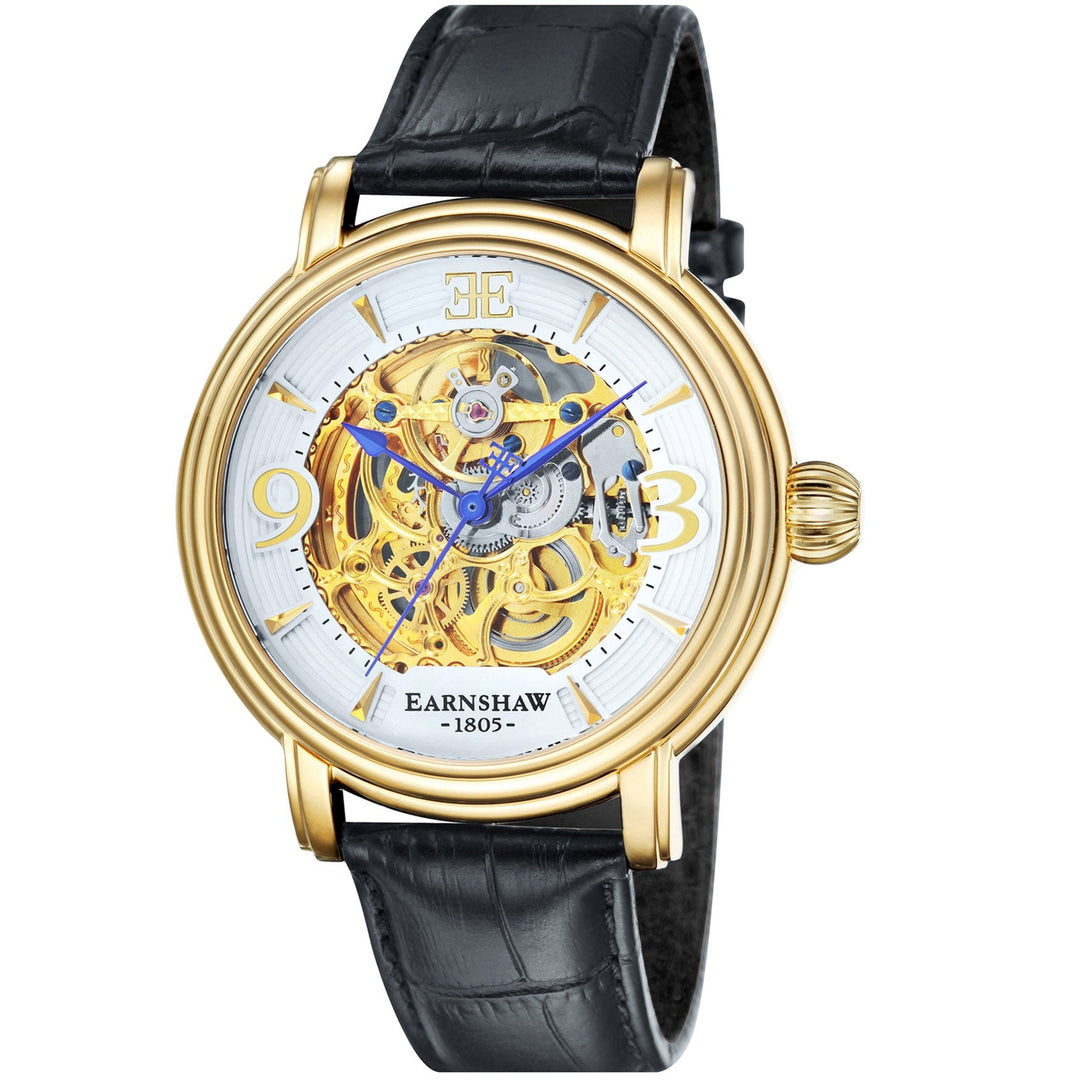 Thomas Earnshaw Longcase Automatic Gold Black – Watches.com