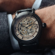 Thomas Earnshaw Longcase Grande Skeleton Automatic Stormy Black - Watches.com - ES - 8011 - 08