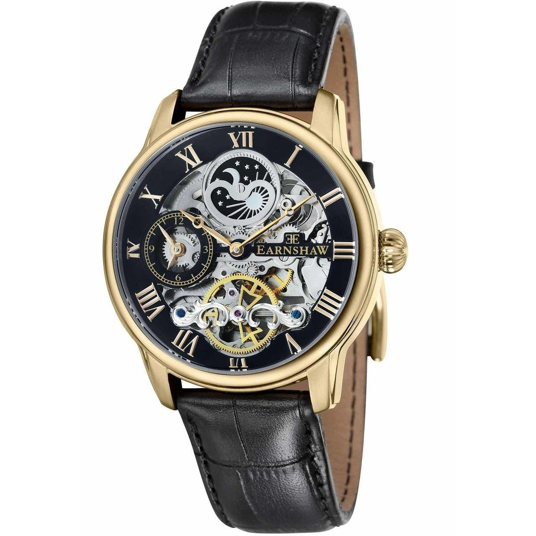 Orologio Uomo Thomas Earnshaw Automatico ES-8225-06 – Movimento Scheletrato, Cassa Acciaio, Cinturino Pelle - 4