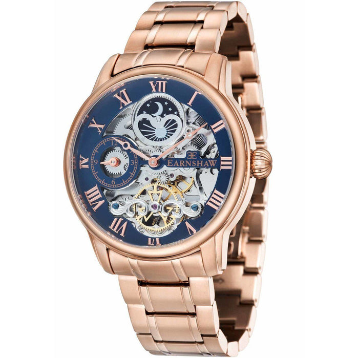 Thomas Earnshaw Longitude Automatic Rose Gold angled shot picture