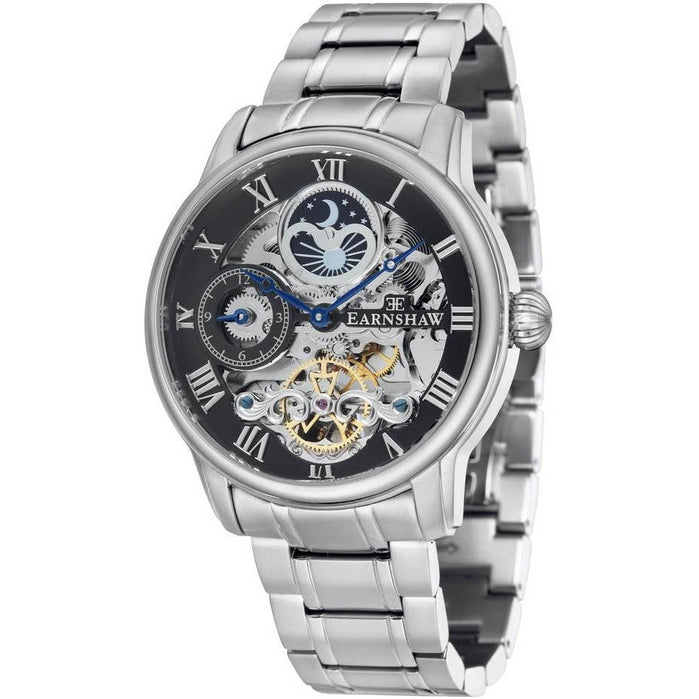 Thomas Earnshaw Longitude Automatic Silver angled shot picture