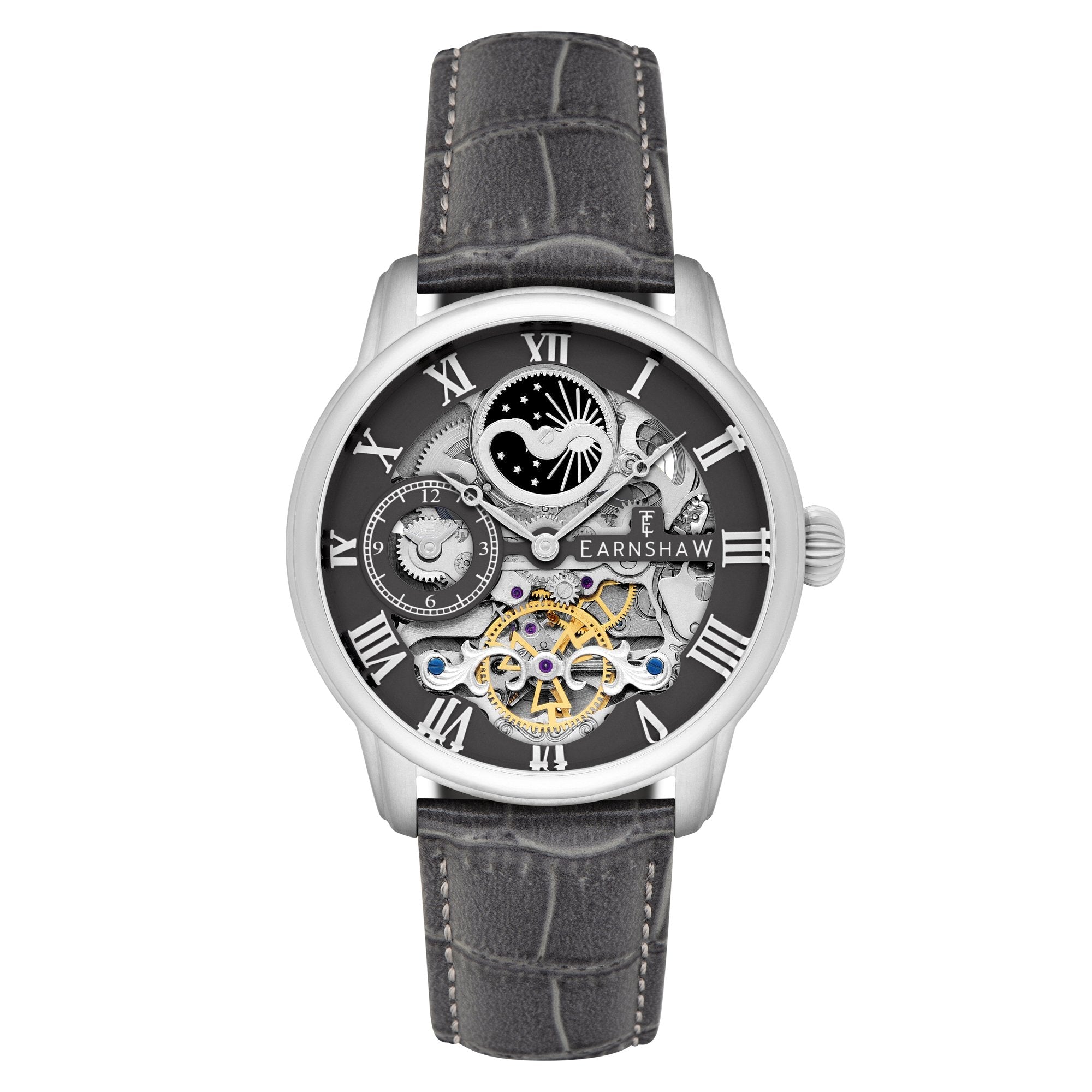 Thomas Earnshaw Longitude Automatic Skeleton Black Steel – Watches.com