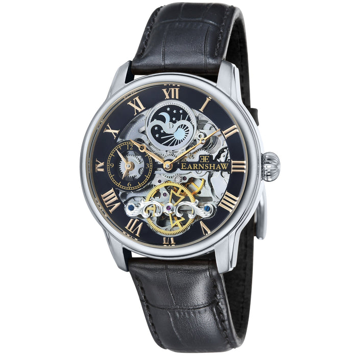 Thomas Earnshaw Longitude Dual Time Automatic Black angled shot picture