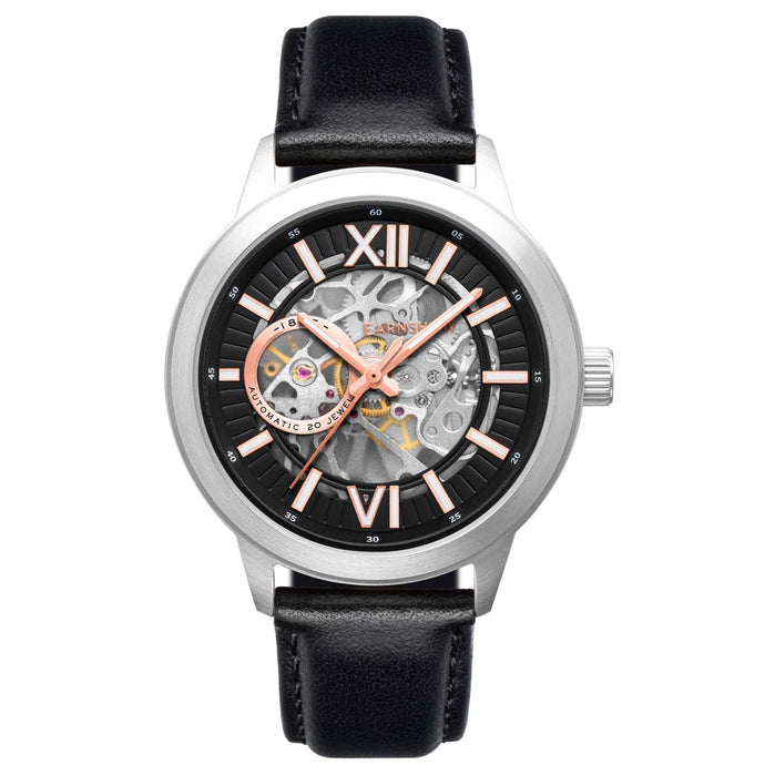 Thomas Earnshaw Raleigh Automatic Skeleton Earthy Gray angled shot picture