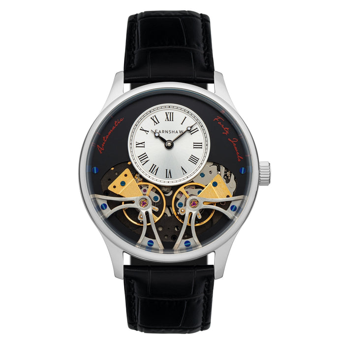 Thomas Earnshaw Scientists Faraday Double Barrel Automatic Classic Black angled shot picture