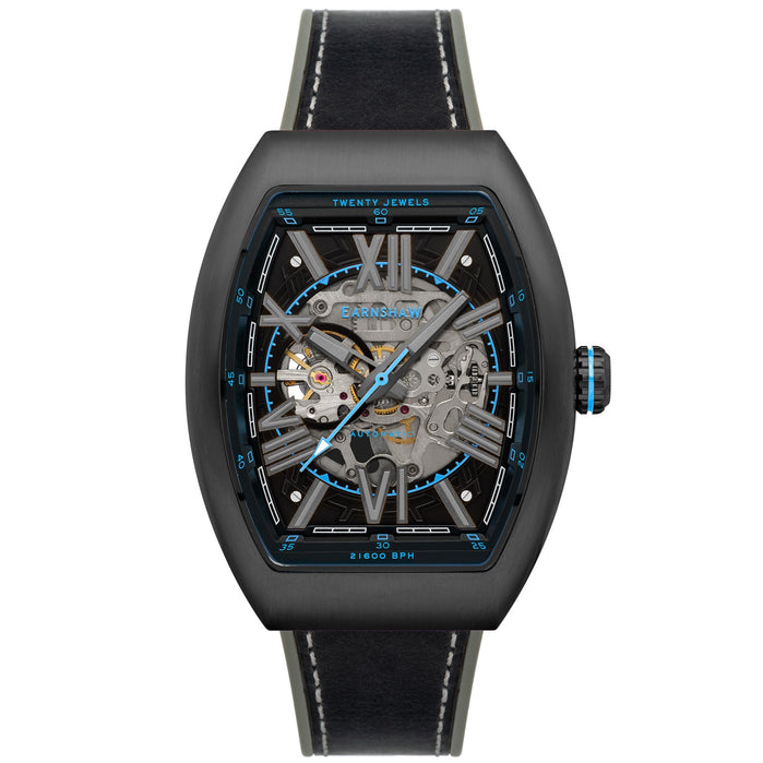 Thomas Earnshaw Supremacy Skeleton Automatic Black Blue angled shot picture