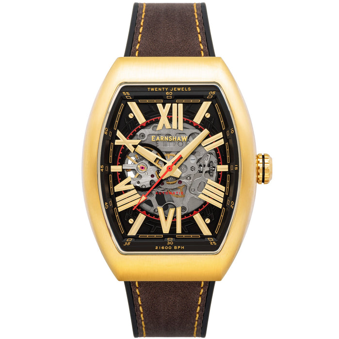 Thomas Earnshaw Supremacy Skeleton Automatic Gold angled shot picture