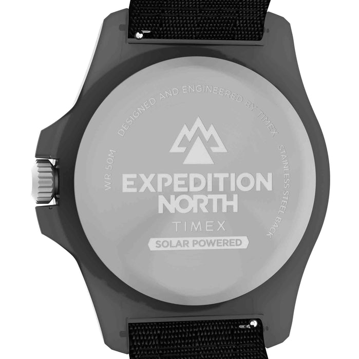 Timex Expedition North Freedive Ocean Solar 46mm rPET Black angled shot picture