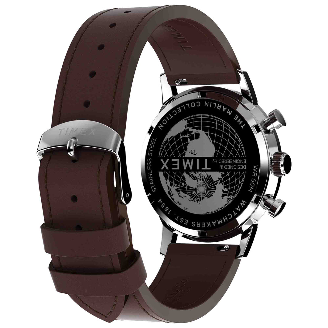 Timex Marlin Tachymeter Chronograph 40mm Blue | Watches.com