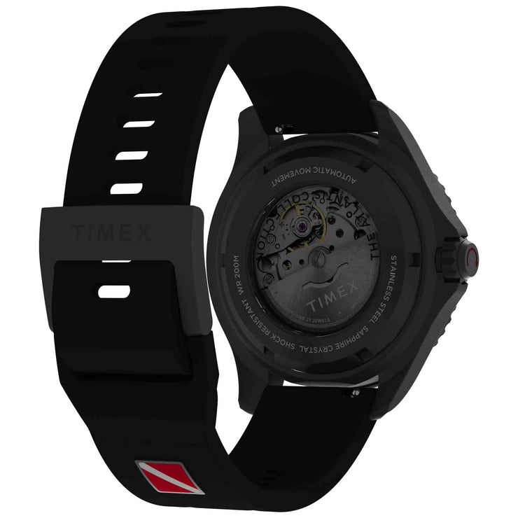 Timex Deep Water Tiburon Automatic 44mm Black | Watches.com