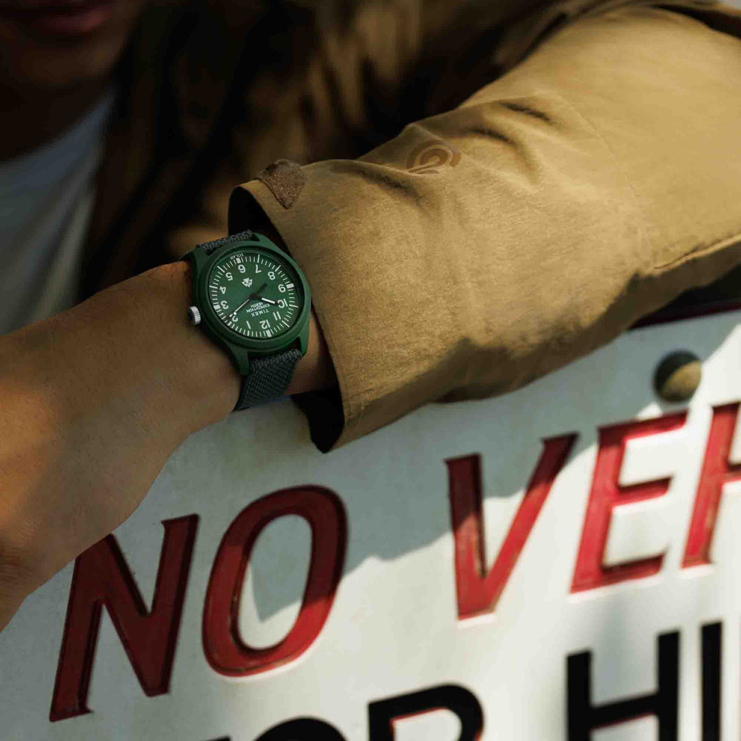 Timex Expedition Traprock Solar 40mm Green | Watches.com