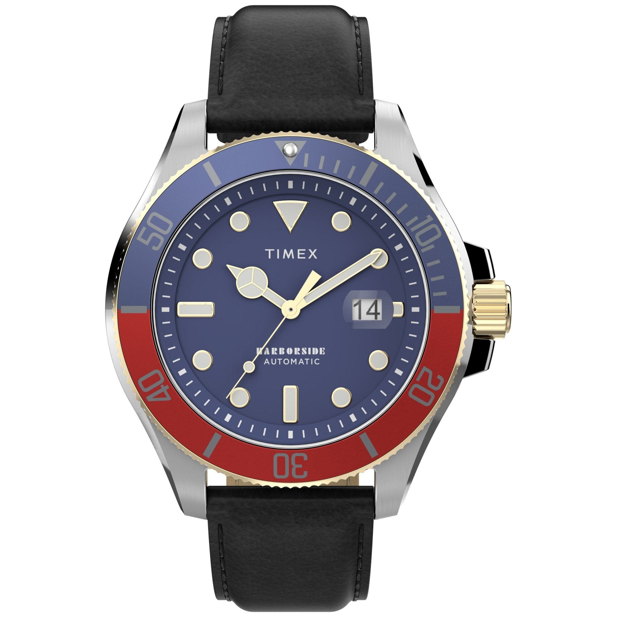 Timex Harborside Coast Automatic 43mm Blue | Watches.com