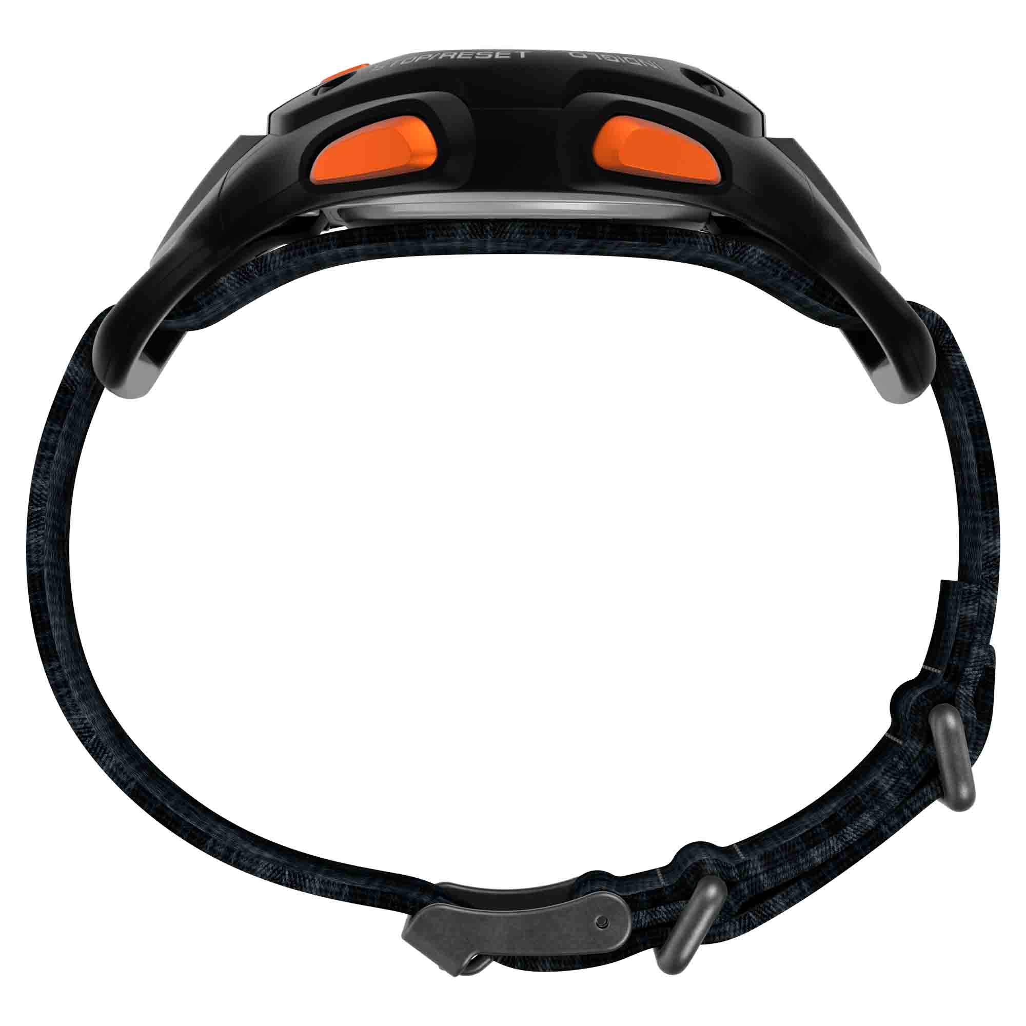 Timex Ironman Classic 30-Lap 38mm Digital Black Orange | Watches.com