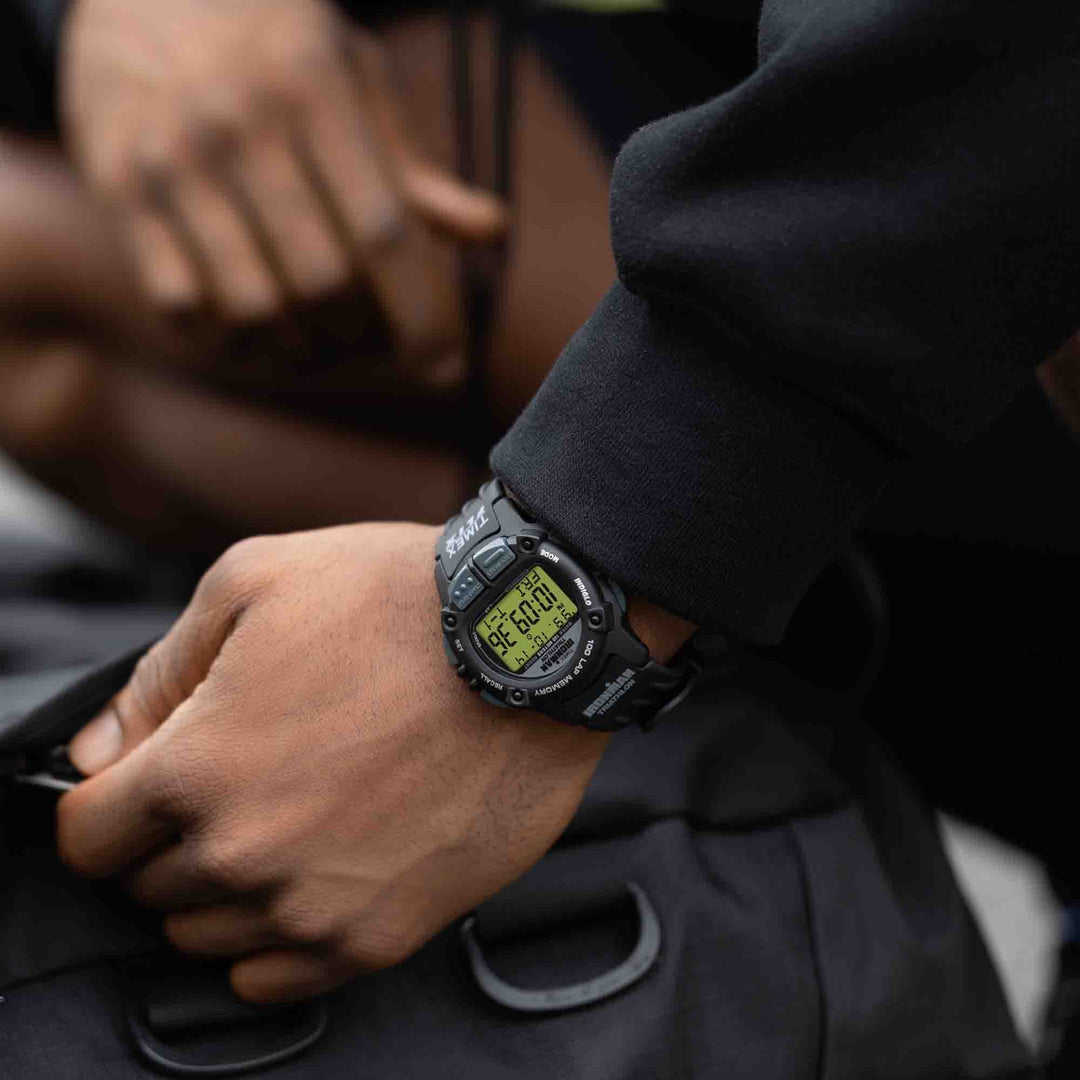 Timex Ironman Flix 100 Lap Watch in Black Timex Timex Ironman Flix 100 Lap Watch in Black Timex