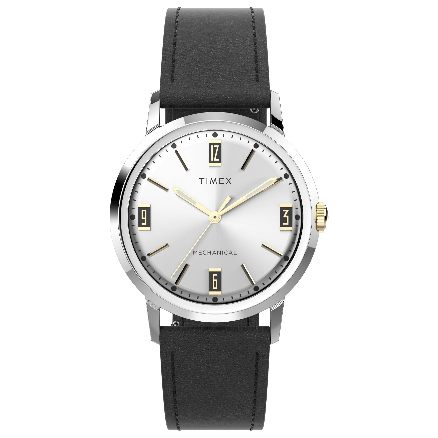 Timex Marlin 34mm Hand Wind 1969 Reissue Silver | Watches.com