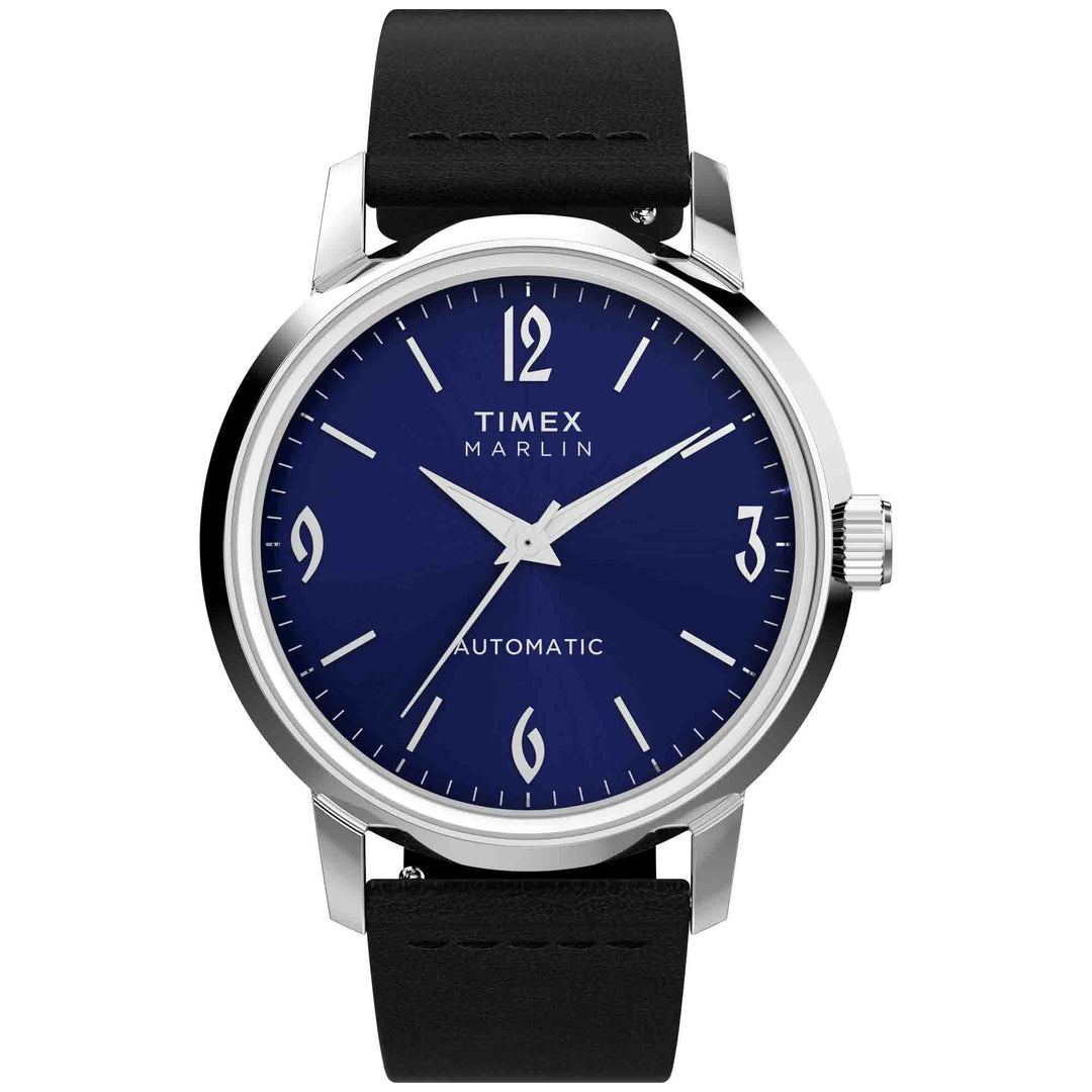 TIMEX マーリン　40mm 自動巻き 腕時計 ネイビー timex-marlin-automatic-40mm-