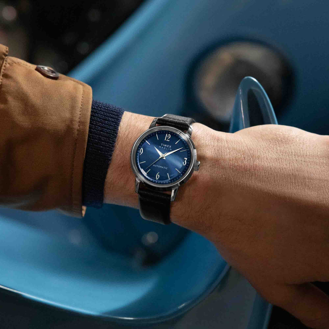 Timex Marlin Automatic 40mm Blue | Watches.com