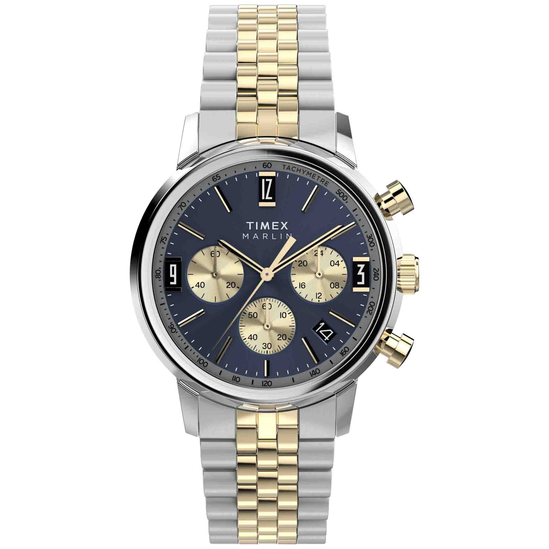 Timex Marlin 自動巻 ネイビー 最終価格 Timex Marlin - Steel 