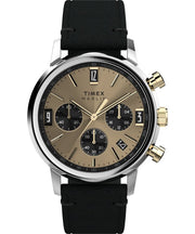 Timex Marlin Chronograph Tachymeter 40mm Champagne - Watches.com - TW2W60300VQ
